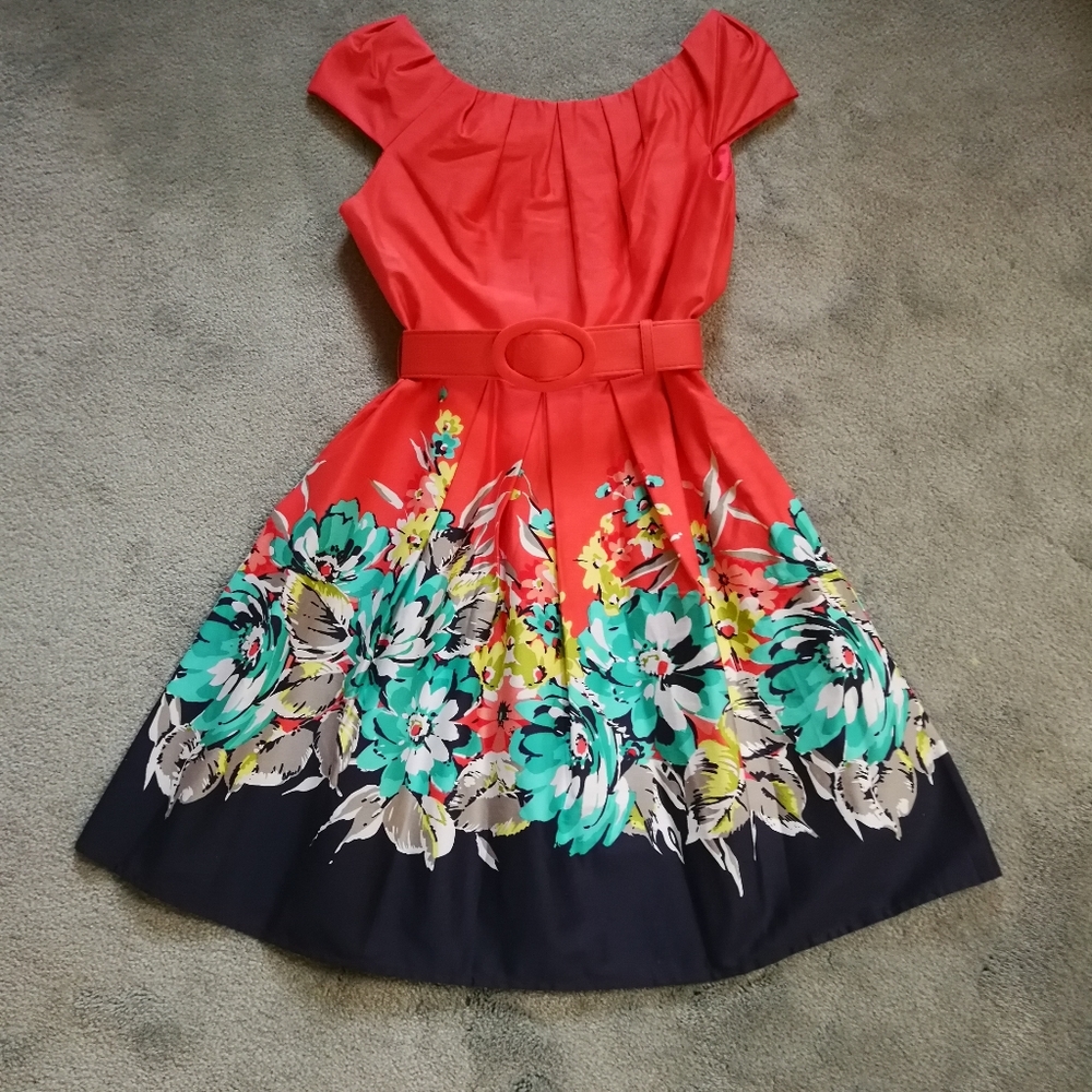 🏖️ New Spense Petite Sun Dress Size 2P